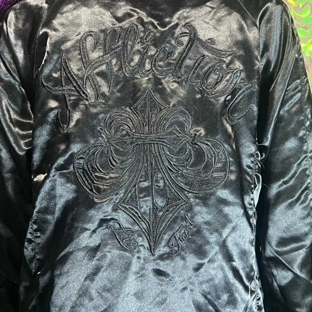 Affliction Women’s Premium Flex Satin Jacket - Picture 2 of 16
